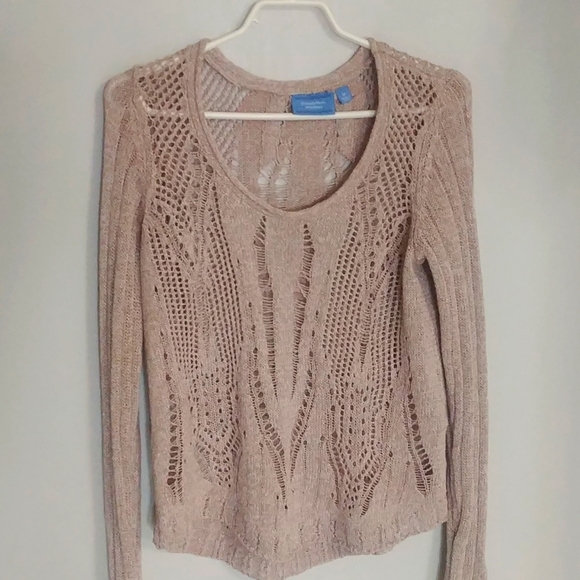 Vera Wang Crocheted Sweater - Picture 1 of 5